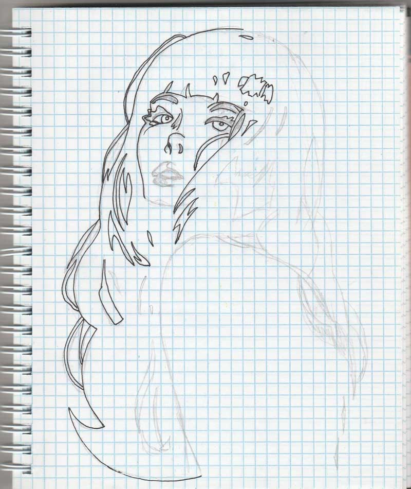 девушка рис02