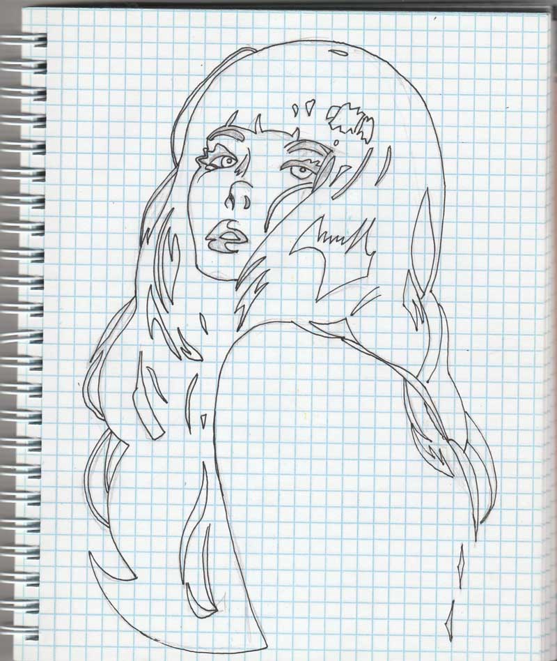 девушка рис03